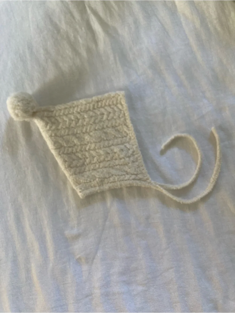 Zara infant knit bonnet. Size 12-18 months
